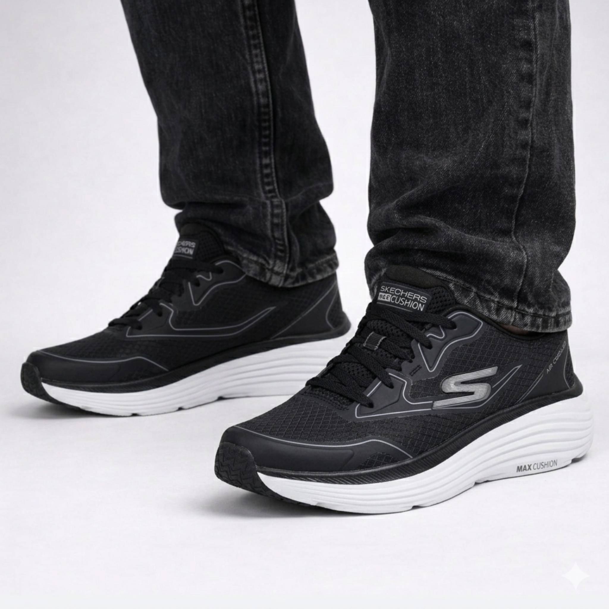 SKECHERS HOMBRE MAX CUSHIONING ENDEAVOUR SPACE ANGLE